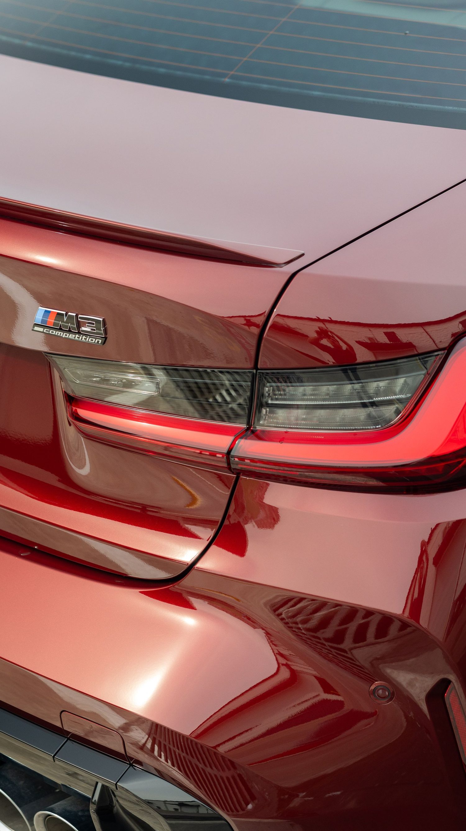 Aventurine Red G80 BMW M3 — Full PPF & Ceramic Coating in Plano, TX — Humble Crew Auto Spa, Plano TX