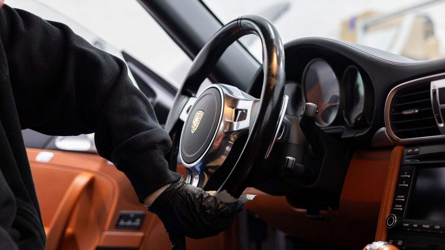 Step 4: Leather Interior Coating — The Most Important Step on This Car — Protecting THE spec (3 of 4)