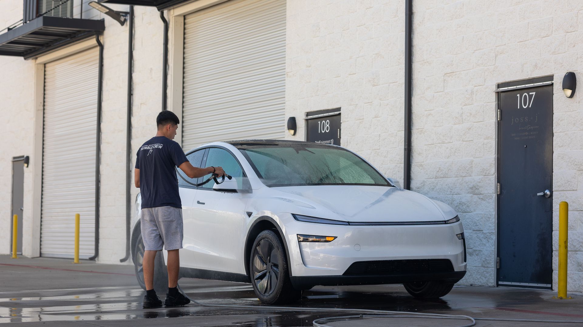 PPF the Right Way on this brand new Tesla Model Y Juniper — Humble Crew Auto Spa, Plano TX