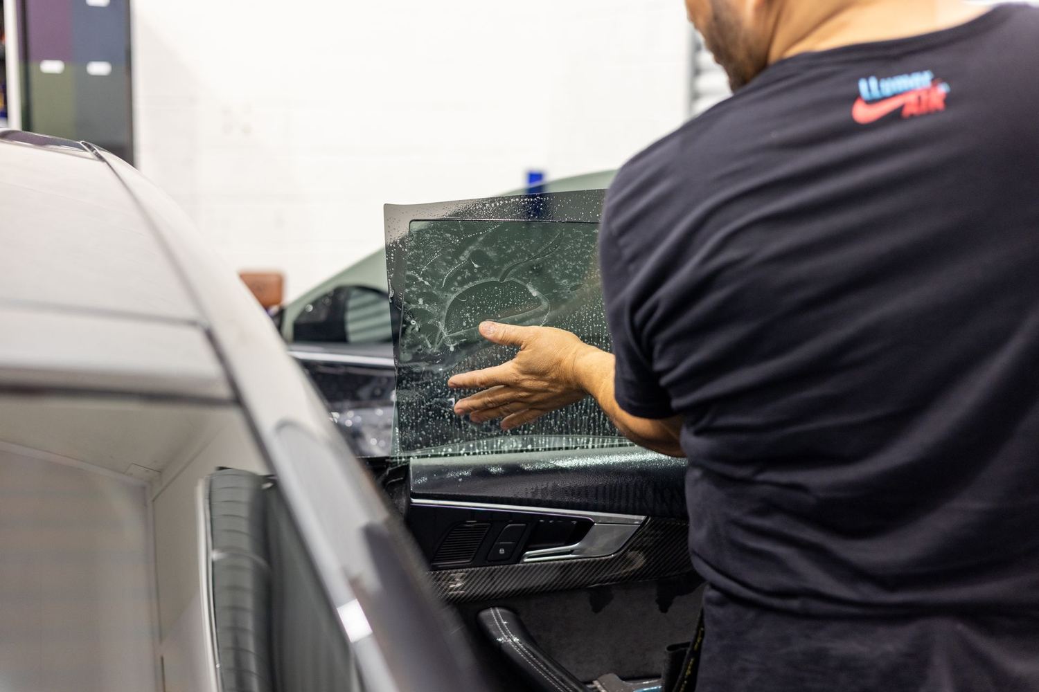 5. Side Glass Tinting — Precision, Fitment & Shaved Edge Advantages — Tesla Model Y Juniper