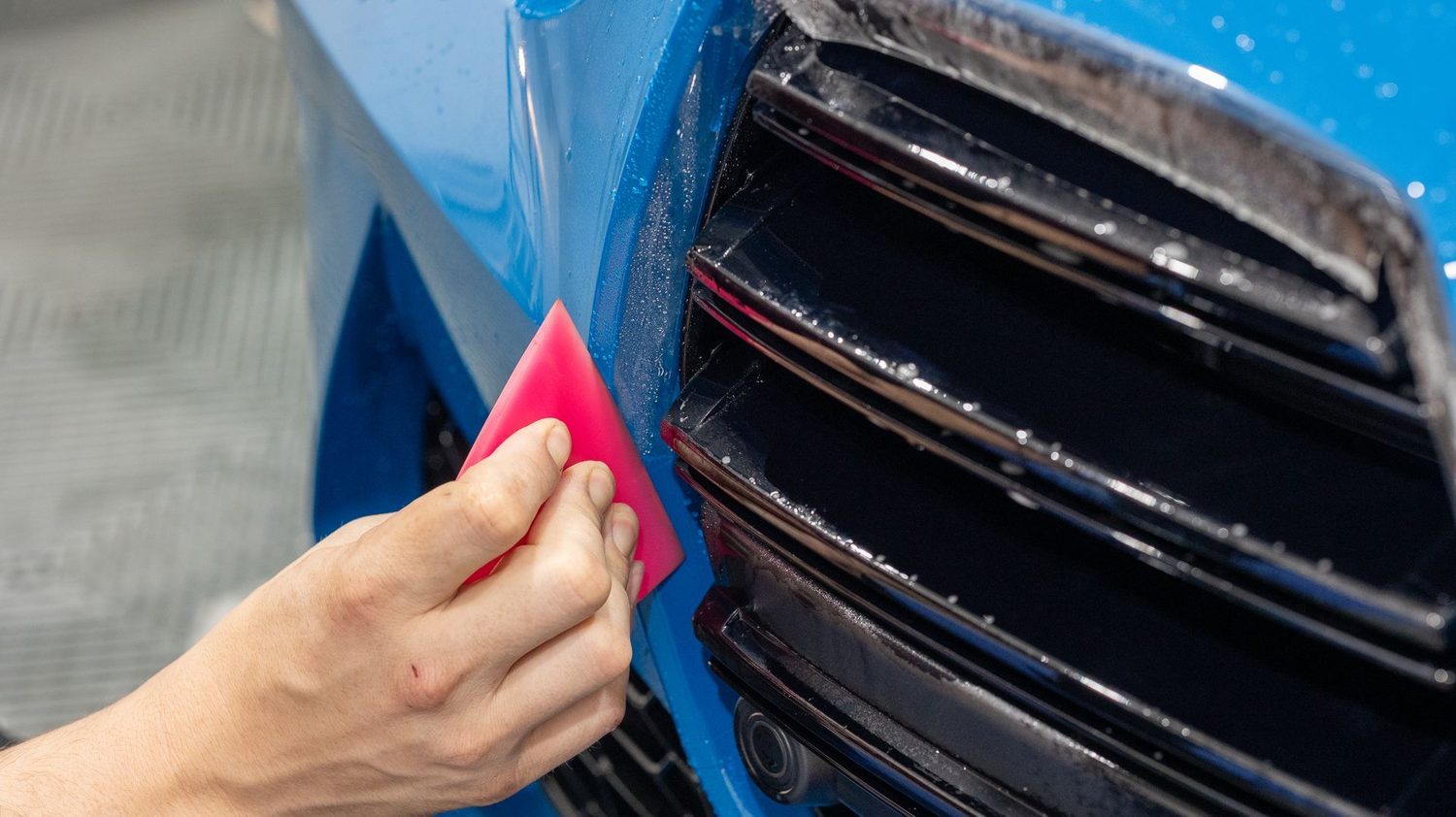 BMW M3 Competition in Laguna Seca Blue: A Closer Look at a Front Bumper PPF Install — Humble Crew Auto Spa, Plano TX