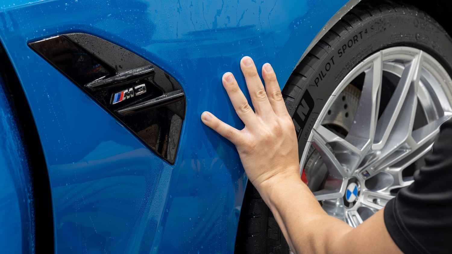 Tucking — How a Pro Install Disappears — BMW M3 Competition in Laguna Seca Blue (3 of 3)