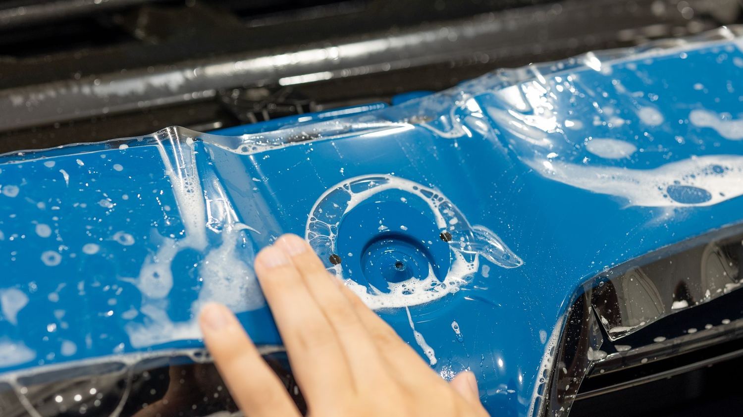 Stretch: Guiding the Film Into Valleys Without Distorting It — BMW M3 Competition in Laguna Seca Blue