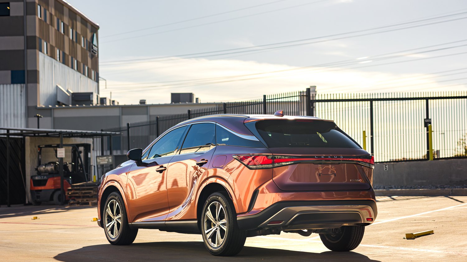Copper Lexus RX 350 after PPF and ceramic coating