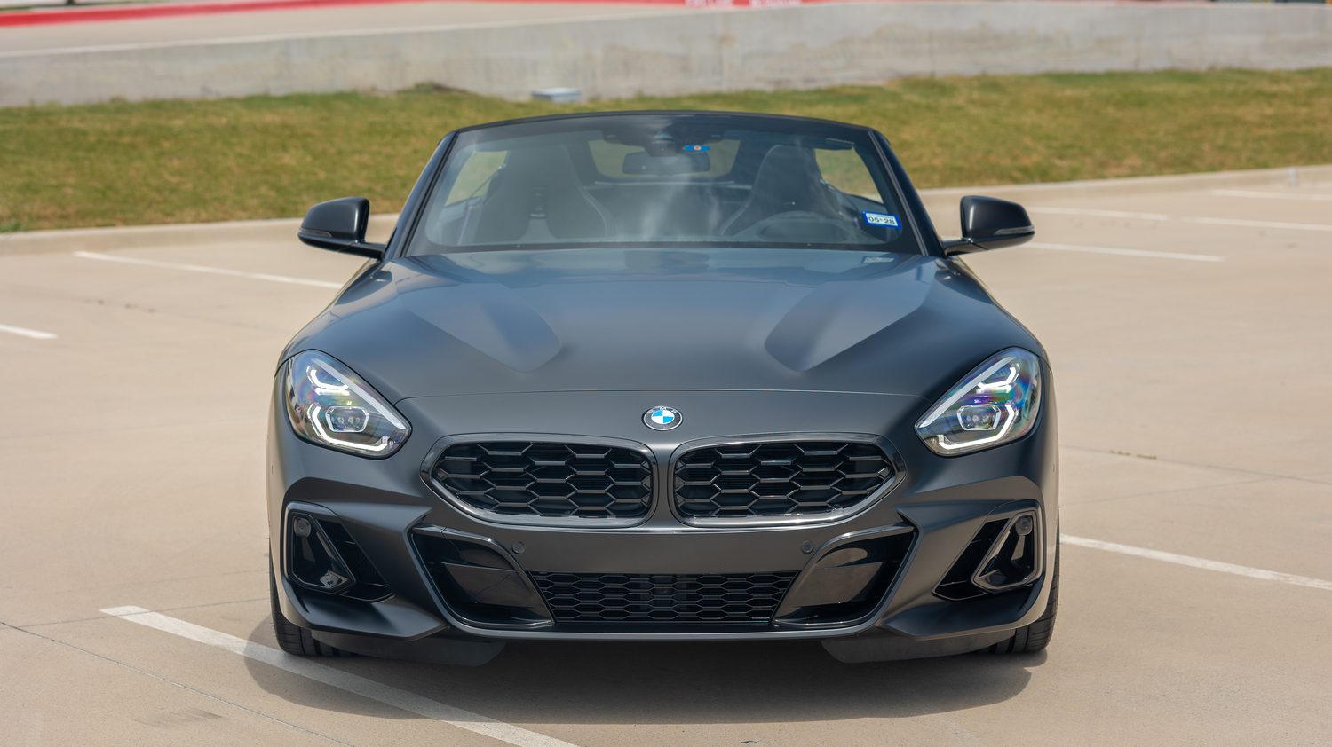 Matte Black BMW Z4 M40i Final Edition — after front view