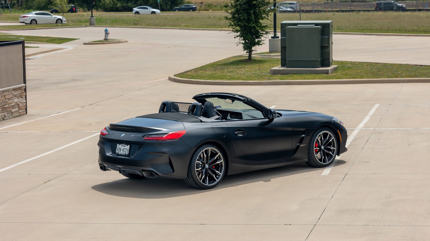 Matte Black BMW Z4 M40i Final Edition — after rear three quarter