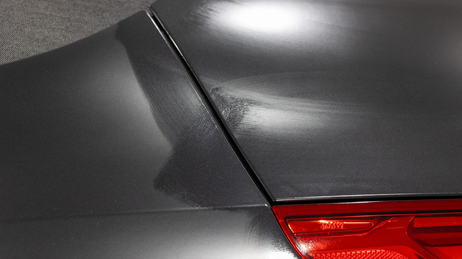 Matte Black BMW Z4 M40i Final Edition — matte finish trunk detail