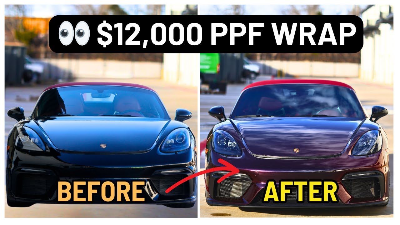 Full color PPF completely changes this 718 Spyder — Humble Crew Auto Spa, Plano TX