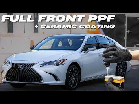 Paint Protection on a Daily Driver: Full Front PPF and Ceramic Coating on a 2025 Lexus ES &mdash; Humble Crew Auto Spa on YouTube