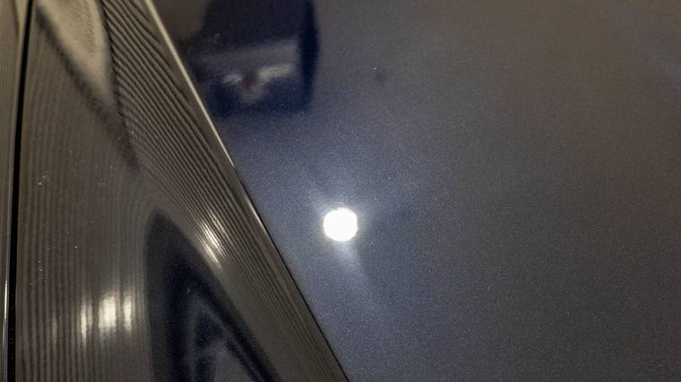 Blue BMW M3 E46 paint correction — paint gloss after at Humble Crew Auto Spa, Plano TX