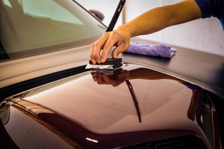 Ceramic Coating — in the shop at Humble Crew Auto Spa, Plano TX
