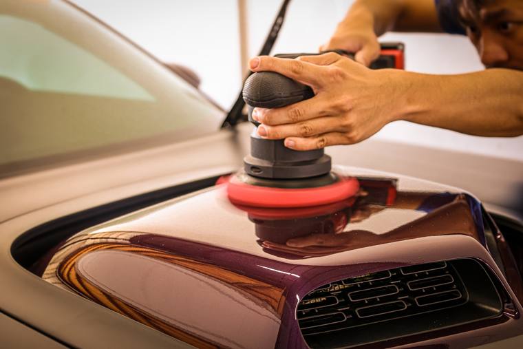Paint Correction — in the shop at Humble Crew Auto Spa, Plano TX