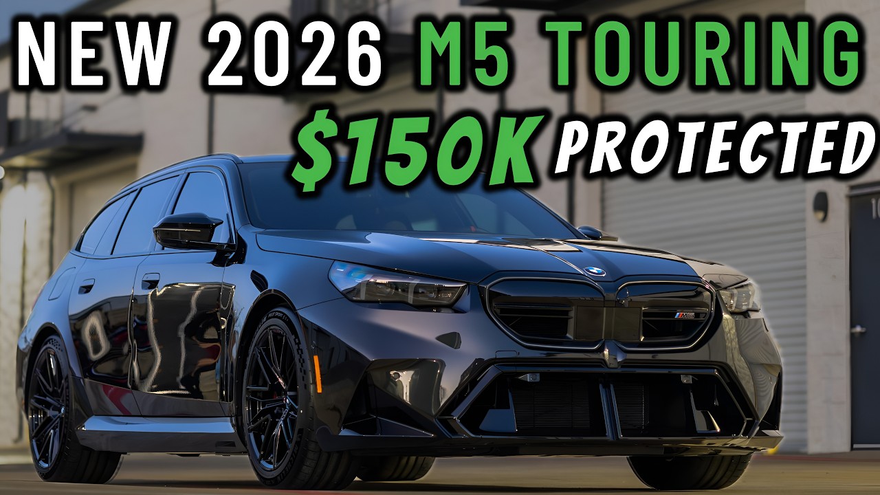 New BMW M5 Touring Gets Complete PPF, Ceramic Coating & Tint Protection &mdash; Humble Crew Auto Spa, Plano TX