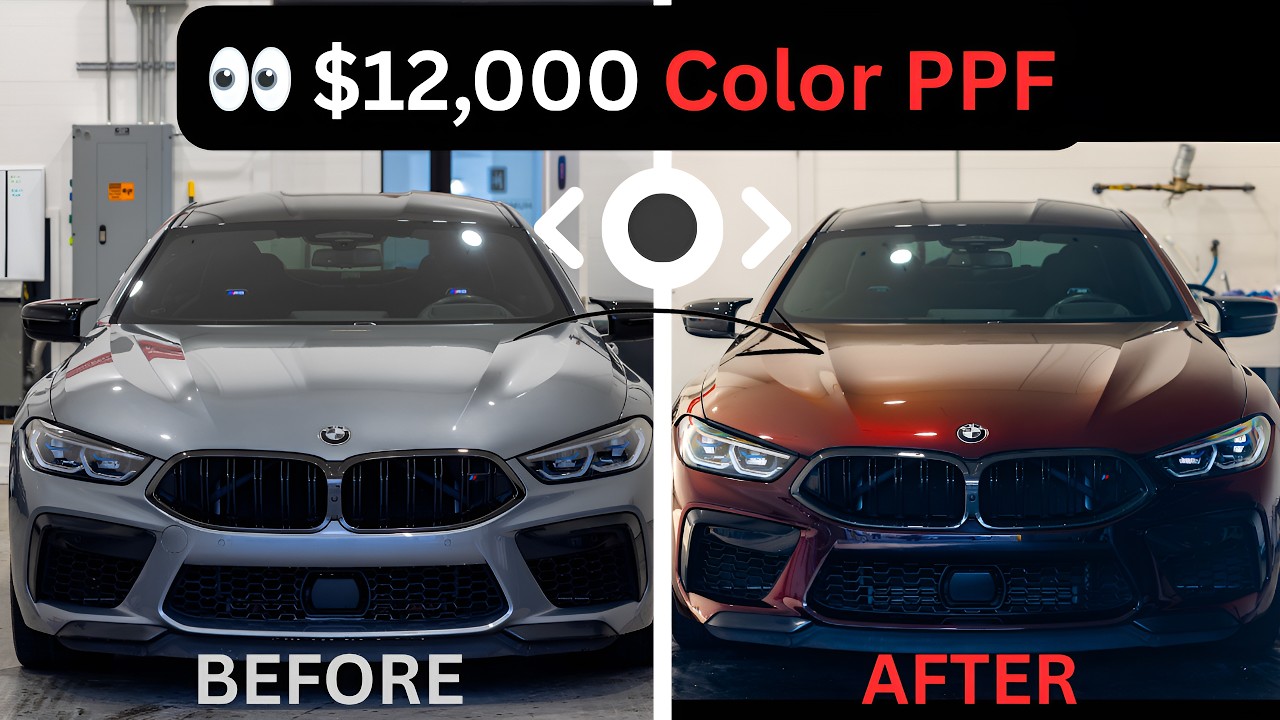 Completely changing the color of this BMW M8 with COLOR PPF &mdash; Humble Crew Auto Spa, Plano TX