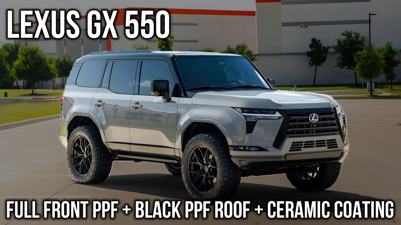 Brand-New Lexus GX 550 Gets FULL Armor: PPF, Two-Tone Black Roof & Ceramic Coating &mdash; Humble Crew Auto Spa, Plano TX
