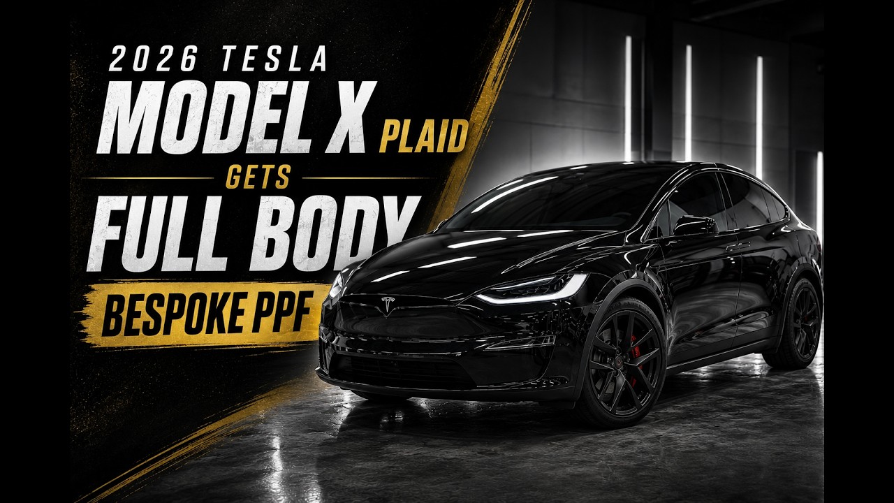 Tesla Model X Full Body PPF ASMR &mdash; Humble Crew Auto Spa, Plano TX